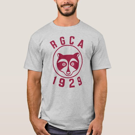 RGCA Mannen Basic T-shirt Red Logo (Voorkant)