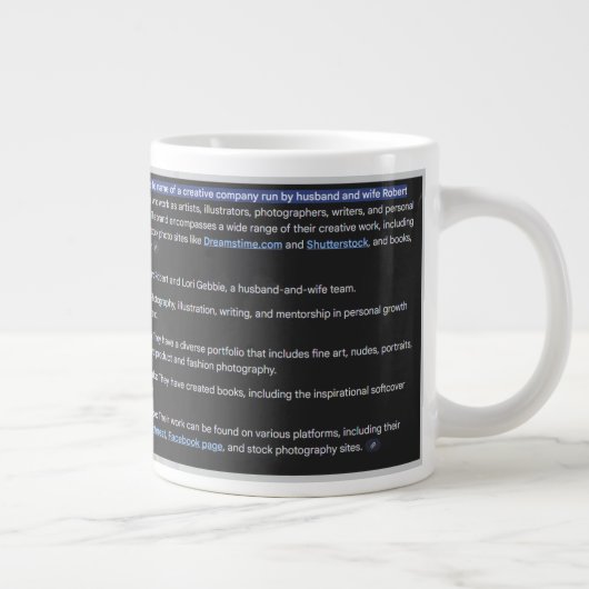 RGPhoto Wermz Logo with Description Giant Coffee M Grote Koffiekop (Rechts)