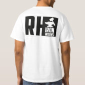 RH IronWorks "De weinigen" T-shirt (Achterkant)