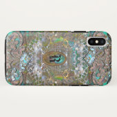 Rhadmache Monogram Case-Mate iPhone Case (Achterkant (horizontaal))