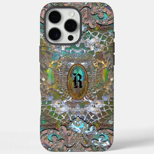 Rhadmache Monogram Case-Mate iPhone Case (Achterkant)