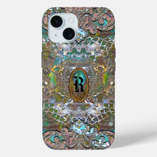 Rhadmache Monogram Case-Mate iPhone Case (Achterkant)