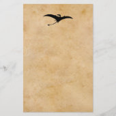 Rhamphorhynchus Dinosaur Briefpapier (Voorkant)