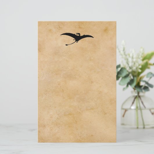 Rhamphorhynchus Dinosaur Briefpapier (Staand voorkant)