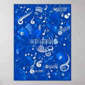 Rhapsodie in blauw Poster (Voorkant)