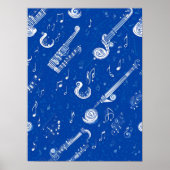 Rhapsodie in blauw Poster (Voorkant)