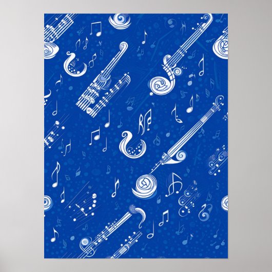 Rhapsodie in blauw Poster (Voorkant)