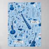 Rhapsodie in blauw Poster (Voorkant)