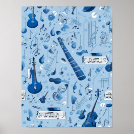 Rhapsodie in blauw Poster