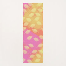Rhapsodie in Geel, Terracotta en Paarse Abstractie