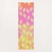 Rhapsodie in Geel, Terracotta en Violet Abstract Yogamat (Achterkant)