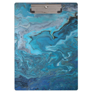 Rhapsodie in het turquoise klembord