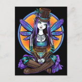 "Rhapsody" Gothic Absinthe Fairy Art Briefkaart (Voorkant)