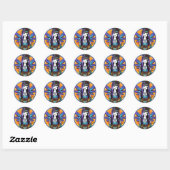 "Rhapsody" Gothic Absinthe Fairy Art Stickers (Vel)