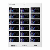 "Rhapsody" Gotische Absinthe Fairy Art Labels (Full Sheet)