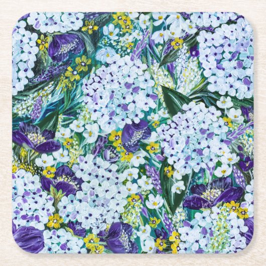 Rhapsody Hydrangea Floral Onderzetter (Voorkant)