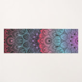 Rhapsody In Blue Pink Mandela Yogamat (Voorkant (horizontaal))