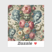 Rhapsody Road – Gotisch Bloemenkussen Sticker (Vel)