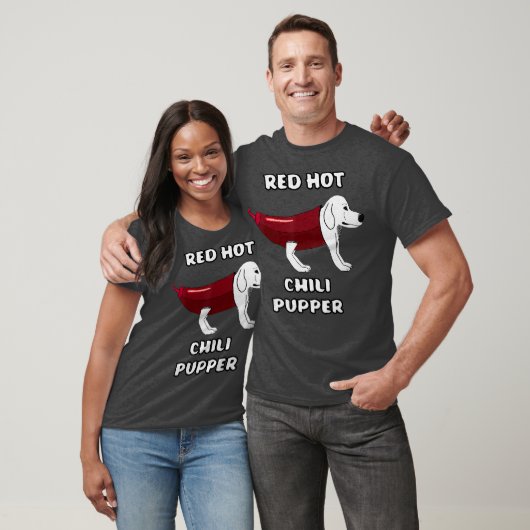 RHCP Red Hot Chili Pupper Peppers Parody Puppy T-shirt (Unisex)