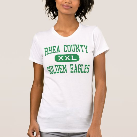 Rhea County - Golden Eagles - High - Evensville T-shirt (Voorkant)