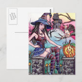 Rhea - Haunted House Witch Briefkaart (Voorkant / Achterkant)