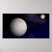 Rhea's Rings Poster (Voorkant)
