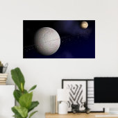 Rhea's Rings Poster (Thuiskantoor)