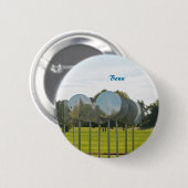 Rheinaue Park in Bonn Ronde Button 5,7 Cm (Voorkant /achterkant)
