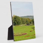 Rheinaue Park Plaquette Fotoplaat (Zijkant)
