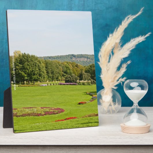 Rheinaue Park Plaquette Fotoplaat (Zijkant)