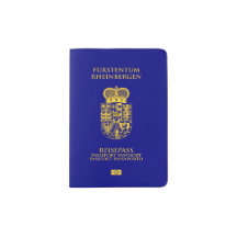 Rheinbergen Passport Hoesje blauw