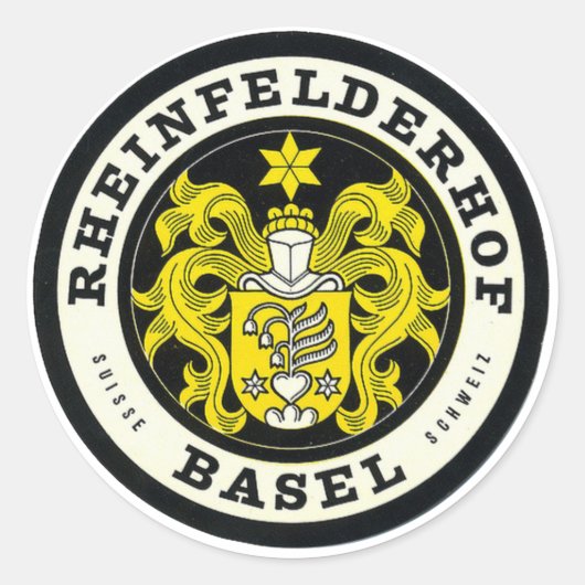Rheinfelderhof Basel Zwitserland Travel Sticker (Voorkant)