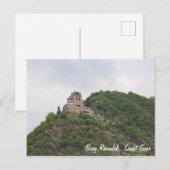 Rheinfels Castle boven Sankt Goar Briefkaart (Voorkant / Achterkant)