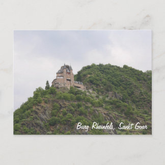 Rheinfels Castle boven Sankt Goar Briefkaart