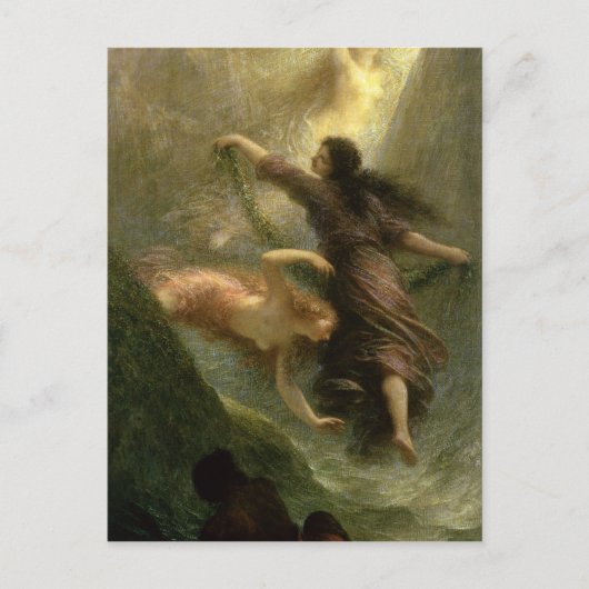 Rheingold, eerste scène, 1888 briefkaart (Voorkant)