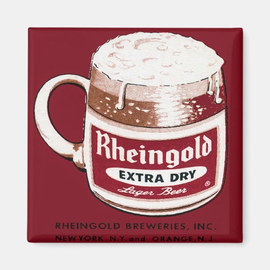 Rheingold Extra Droog Lager Bier Koelkast Magneet (Voorkant)