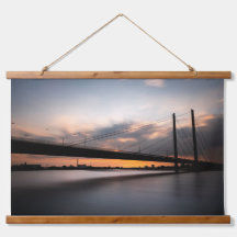 Rheinkniebrücke Dusseldorf, Duitsland