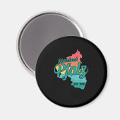 Rheinland Pfalz Bundesland Deutschland Magneet (Voorkant / Achterkant)