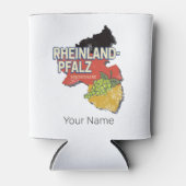 Rheinland-Pfalz Deelstaat Duitsland RLP Blikjeskoeler (Voorkant)