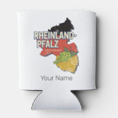 Rheinland-Pfalz Deelstaat Duitsland RLP Blikjeskoeler (Achterkant)