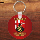 Rheinland-Pfalz (Rheinland-Pfalz) — COA Sleutelhanger (Voorkant)
