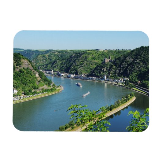 Rheintal an der Loreley Magneet (Horizontaal)