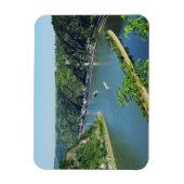 Rheintal an der Loreley Magneet (Verticaal)