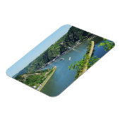 Rheintal an der Loreley Magneet (Linkerzijde)