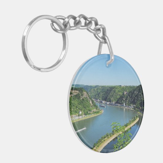 Rheintal an der Loreley Sleutelhanger (Voorkant Links)