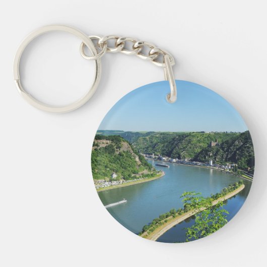 Rheintal an der Loreley Sleutelhanger (Voorkant)