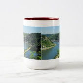 Rheintal an der Loreley Tweekleurige Koffiemok (Center)