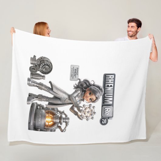 Rhenium karakter van ATOMIVRA™ Fleece Deken (In situ)
