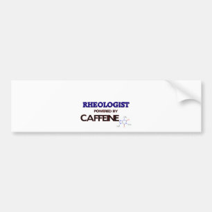 Rheologe Powered by caffeine Bumpersticker