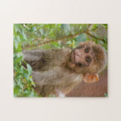 Rhesus Monkey Baby, Monkey Temple, Jaipur Legpuzzel (Horizontaal)